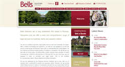 Desktop Screenshot of bells-romsey-solicitors.co.uk